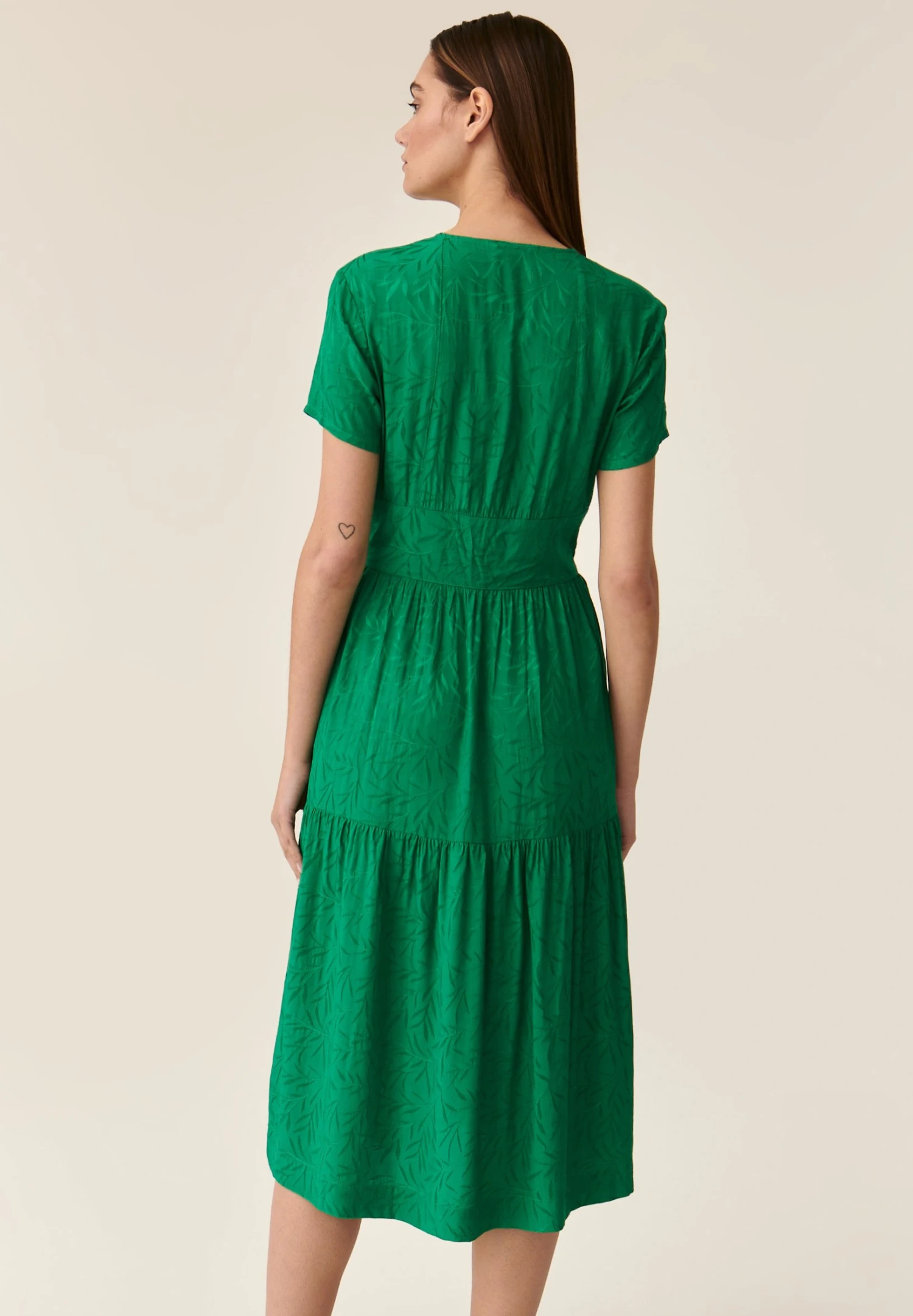 Kamdi 2 - Blousejurk - Green 3 Kamdi 2 - Blousejurk - Green - Afbeelding 3