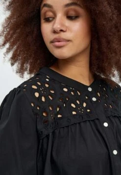 Peppercorn Francina Curve - Overhemdblouse - Black -Ulla Popken Winkel e8c426c2790b49739bc33b94f2b5e8cb