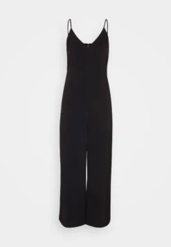 Marc O'Polo Overall Slip Style Cropped V-Neck Spaghetti Straps - Jumpsuit - Black -Ulla Popken Winkel e8ddcf0a70d549598da65130333da6cb