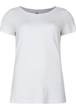 WE FASHION Aus Bio - T-Shirt Basic - White 7 WE FASHION Aus Bio - T-Shirt Basic - White -Ulla Popken Winkel e92d374fc62345f1a6fc2818b8fc7412