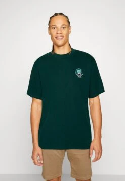 Denim Project Blake Shell Unsiex - T-Shirt Print - Dark Green