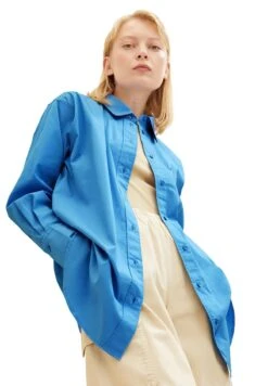 Tom Tailor Langarm - Overhemdblouse - Uni -Ulla Popken Winkel e96c242fa7ac4510bb7f64b2d1b4ab54