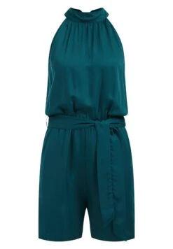 WE FASHION Met Ceintuur - Jumpsuit - Green -Ulla Popken Winkel e9e47c923e98462893ca07ae8ed9b027