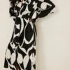 NA-KD Mit Muster - Blousejurk - Black/White Print