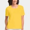 GOLDNER T-Shirt Basic - Lemon Yellow