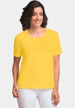 GOLDNER T-Shirt Basic - Lemon Yellow
