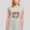 F4NT4STIC Disney Winnie Puuh Der Bär Christopher Robin Montage - T-Shirt Print - Heather Grey