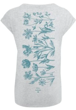 F4NT4STIC Blumenmuster - T-Shirt Print - Heather Grey -Ulla Popken Winkel f00571ff1a704cd0ac3cfca939939d9d