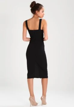 Wal G V Neck Midi - Jerseyjurk - Black -Ulla Popken Winkel f025d289d67a464eb37f9b1b870c8105