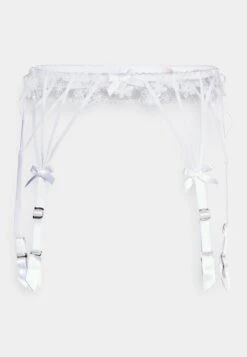 AGENT PROVOCATEUR Skylee Suspender - Jarretels - White/Silver -Ulla Popken Winkel f19ed188c85149e08bde846b49d74444