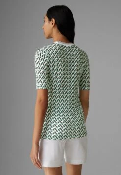 Bogner Alene - T-Shirt Print - Grün Weiß 8 Bogner Alene - T-Shirt Print - Grün Weiß -Ulla Popken Winkel f25eedeea32e4b05b7996d255606718b