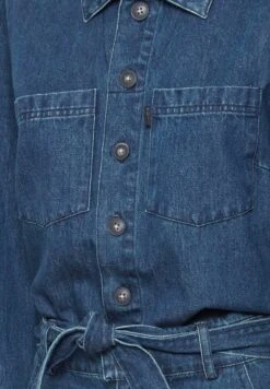 Pzdexi- Jumpsuit - Medium Blue Denim -Ulla Popken Winkel f41bebf3ee7a4d74bc1d2377a90f9931