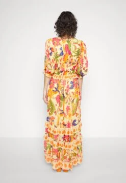Farm Rio Rio Tapestry Dress - Maxi-Jurk - Rio Tapestry Yellow -Ulla Popken Winkel f4c1cd52ccea4856936c3f07ce50ec87