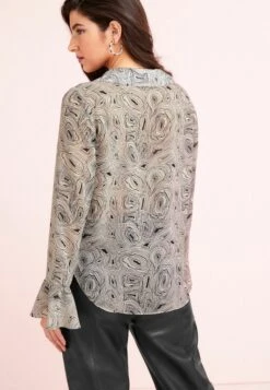 Next Overhemdblouse - Black And Cream Swirl -Ulla Popken Winkel f5b1cd6f2b784bf8b5bcb006018771c6