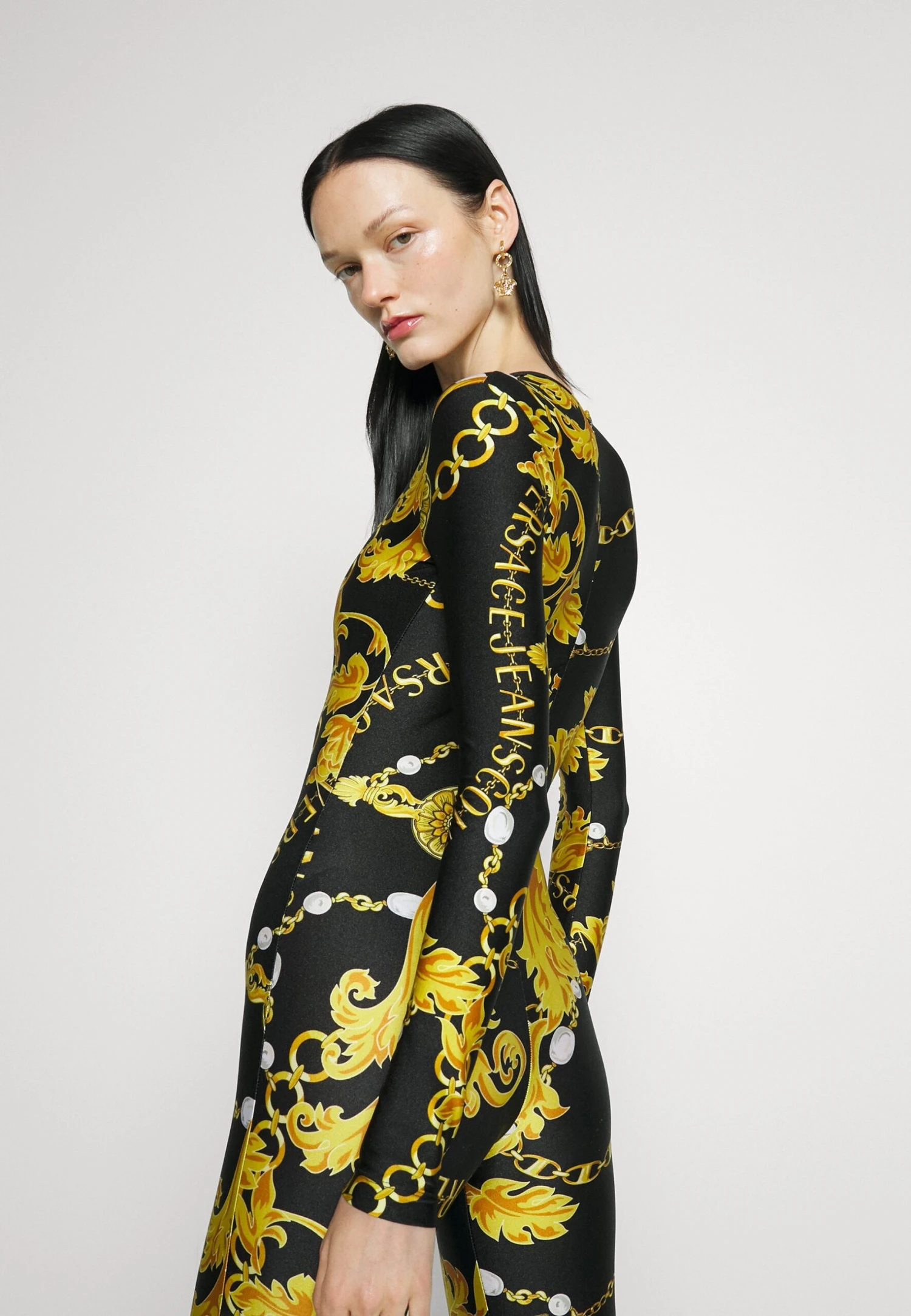 Lycra Chain Couture - Jumpsuit - Black/Gold 6 Lycra Chain Couture - Jumpsuit - Black/Gold - Afbeelding 6