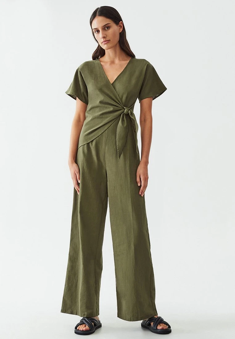 Calli Zana- Jumpsuit - Khaki 2 Calli Zana- Jumpsuit - Khaki - Afbeelding 2