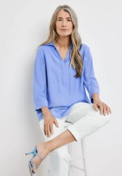 1/1 Arm - Blouse - Bright Blue 7 1/1 Arm - Blouse - Bright Blue -Ulla Popken Winkel f7d4fba7b6cc4c22aa18842daaf74a38