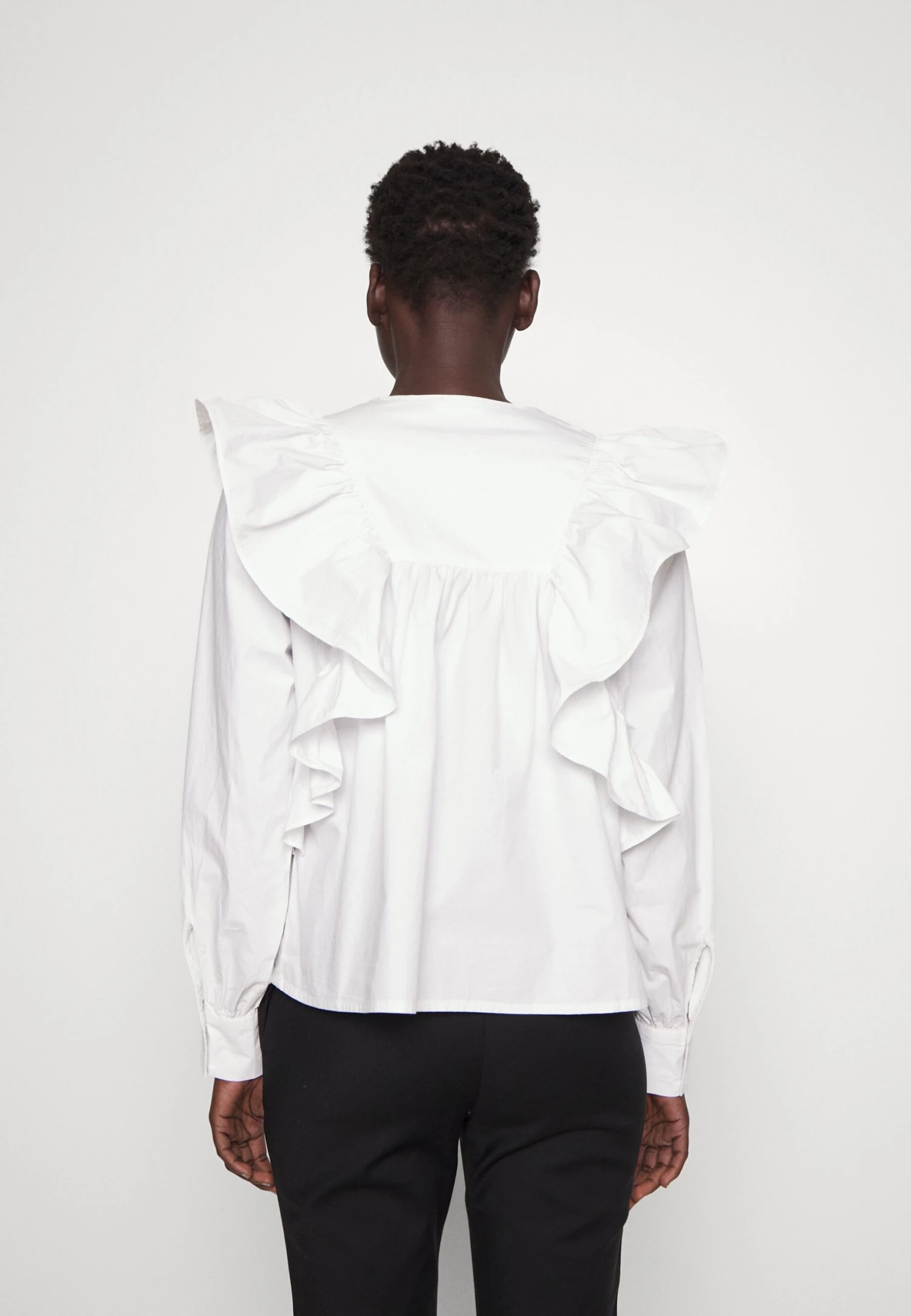 IsobelCrispy Poplin - Blouse - Bright White 3 IsobelCrispy Poplin - Blouse - Bright White - Afbeelding 3