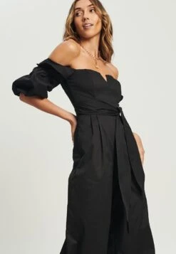 Raymond - Jumpsuit - Black -Ulla Popken Winkel f9ba3c2530544e60be62a6da66f60258