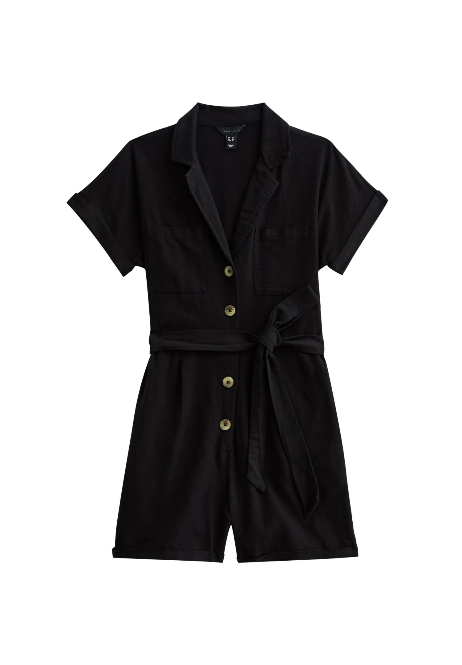 New Look Belted Utility- Jumpsuit - Black 4 New Look Belted Utility- Jumpsuit - Black - Afbeelding 4