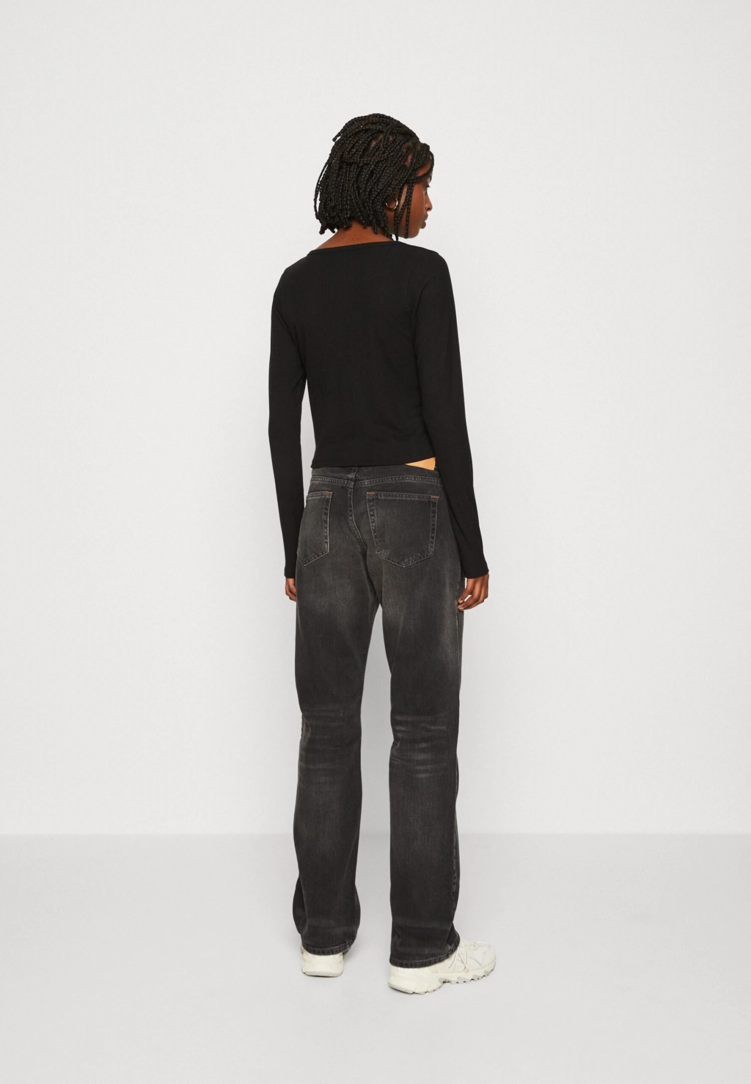 Hollister Co. Button Through Icon - Longsleeve - Casual Black 3 Hollister Co. Button Through Icon - Longsleeve - Casual Black - Afbeelding 3