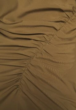 Designers Remix Valerie Puff Dress - Jurk - Olive -Ulla Popken Winkel fb985ef2c4554f4ca8bc2b480480606a